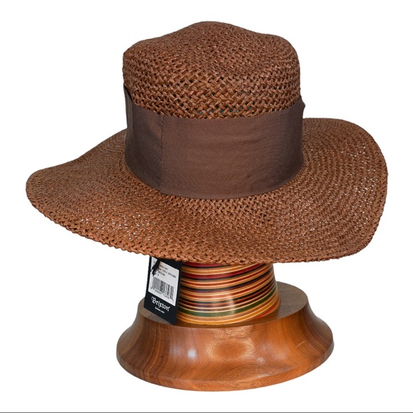 14) BRIXTON Dara brown hat NWT sz S - Picture 2 of 5